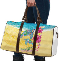 Hawaiian Tropical Plants Turtles Travel Bag Watercolor Style - Polynesian Pride