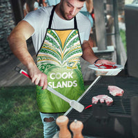 Cook Islands Rugby League Apron Tatau Tribal Motifs-Light Green Color - Polynesian Pride