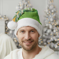 Cook Islands Rugby League Christmas Santa Hat Tatau Tribal Motifs-Light Green Color - Polynesian Pride