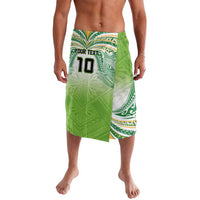 Custom Cook Islands Rugby League Lavalava Tatau Tribal Motifs-Light Green Color - Polynesian Pride