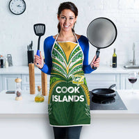 Cook Islands Rugby League Apron Tatau Tribal Motifs-Dark Green Color - Polynesian Pride
