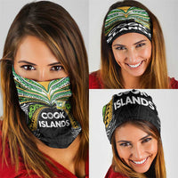 Cook Islands Rugby League Neck Gaiter Tatau Tribal Motifs-Black Color - Polynesian Pride