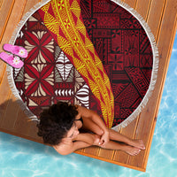 Tonga Feletoa Kupesi Fakatonga Beach Blanket LT03 - Polynesian Pride
