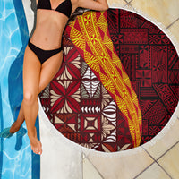 Tonga Feletoa Kupesi Fakatonga Beach Blanket LT03 - Polynesian Pride