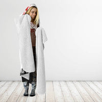 Tokelau ANZAC Day Hooded Blanket Lest We Forget Red Poppy Flowers and Soldier LT03 - Polynesian Pride