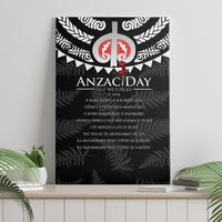New Zealand ANZAC Day Canvas Wall Art Lest We Forget Haka Dance Respect LT03 - Polynesian Pride