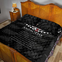 New Zealand ANZAC Day Quilt Bed Set Lest We Forget Haka Dance Respect LT03 - Polynesian Pride