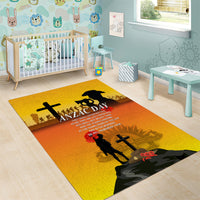 New Zealand and Australia ANZAC Day Area Rug Gallipoli Lest We Forget LT03 - Polynesian Pride