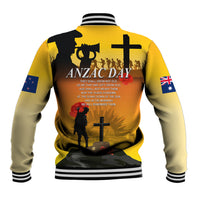New Zealand and Australia ANZAC Day Baseball Jacket Gallipoli Lest We Forget LT03 - Polynesian Pride