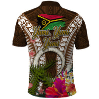Vanuatu Selebretem 44th Indipendens Dei Polo Shirt Yumi Pig Tusk and Namele Fern