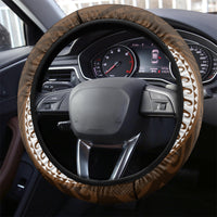 Vanuatu Selebretem 44th Indipendens Dei Steering Wheel Cover Yumi Pig Tusk and Namele Fern