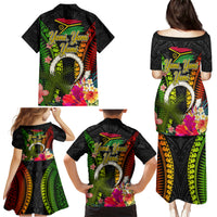 Vanuatu Independence Day Family Matching Puletasi and Hawaiian Shirt Tugeta Yumi Selebretem Indipendens Dei LT03 - Polynesian Pride