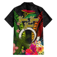 Vanuatu Independence Day Family Matching Short Sleeve Bodycon Dress and Hawaiian Shirt Tugeta Yumi Selebretem Indipendens Dei LT03 - Polynesian Pride
