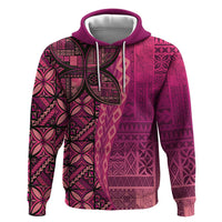 Samoan Pacific Tribal Flower Geometric Art Tattoos Hoodie Siapo Pattern Romantic Rose - Polynesian Pride