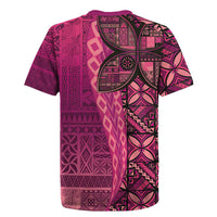 Samoan Pacific Tribal Flower Geometric Art Tattoos Rugby Jersey Siapo Pattern Romantic Rose LT03 - Polynesian Pride