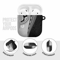 Fijian Masi Tattoos AirPods Case with Tapa Tribal Pattern - Polynesian Pride