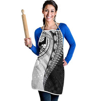 Fijian Masi Tattoos Apron with Tapa Tribal Pattern - Polynesian Pride
