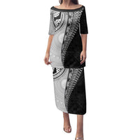 Fijian Masi Tattoos Family Matching Puletasi and Hawaiian Shirt with Tapa Tribal Pattern - Polynesian Pride