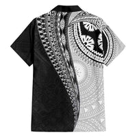 Fijian Masi Tattoos Family Matching Tank Maxi Dress and Hawaiian Shirt with Tapa Tribal Pattern - Polynesian Pride