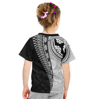 Fijian Masi Tattoos Kid T Shirt with Tapa Tribal Pattern - Polynesian Pride