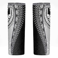 Fijian Masi Tattoos Skinny Tumbler with Tapa Tribal Pattern - Polynesian Pride