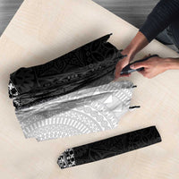 Fijian Masi Tattoos Umbrella with Tapa Tribal Pattern - Polynesian Pride