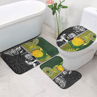 Rugby New Zealand and South Africa Bathroom Set Greatest Rivalry Silver Fern and Antelope