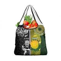 Rugby New Zealand and South Africa Grocery Bag Greatest Rivalry Silver Fern and Antelope