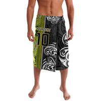 Custom Rugby New Zealand and South Africa Lavalava Greatest Rivalry Silver Fern and Antelope