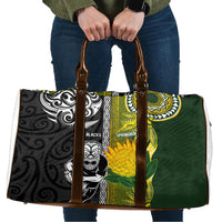 Rugby New Zealand and South Africa Travel Bag Greatest Rivalry Silver Fern and Antelope
