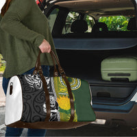 Rugby New Zealand and South Africa Travel Bag Greatest Rivalry Silver Fern and Antelope