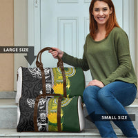 Rugby New Zealand and South Africa Travel Bag Greatest Rivalry Silver Fern and Antelope
