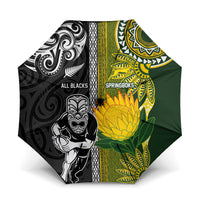 Rugby New Zealand and South Africa Umbrella Greatest Rivalry Silver Fern and Antelope