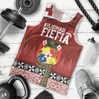 Tongan Christmas Men Tank Top Kilisimasi Fiefia with Ngatu Art Tattoo LT03 - Polynesian Pride