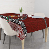Tongan Christmas Tablecloth Kilisimasi Fiefia with Ngatu Art Tattoo