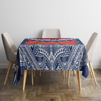 Samoan Tapa Tablecloth Ula Fala and Teuila Flower LT03 - Polynesian Pride