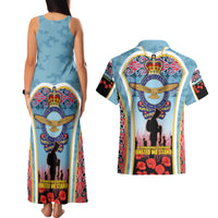 Royal New Zealand Air Force ANZAC Day Couples Matching Tank Maxi Dress and Hawaiian Shirt Te Tauaarangi o Aotearoa LT03 - Polynesian Pride