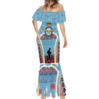 Royal New Zealand Air Force ANZAC Day Mermaid Dress Te Tauaarangi o Aotearoa LT03 - Polynesian Pride