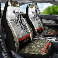 New Zealand and Australia ANZAC Day Car Seat Cover Koala and Kiwi Bird Soldier Gallipoli Camouflage Style LT03 - Polynesian Pride