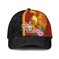 Papua New Guinea Independence Day Classic Cap Birds-of-Paradise Melanesian Tattoos Tropical Plants LT03 Universal Fit Multicolor - Polynesian Pride