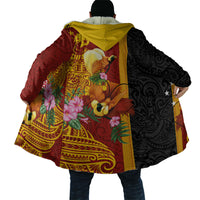Papua New Guinea Independence Day Cloak Birds-of-Paradise Melanesian Tattoos Tropical Plants LT03 - Polynesian Pride