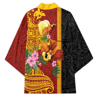 Papua New Guinea Independence Day Kimono Birds-of-Paradise Melanesian Tattoos Tropical Plants LT03 - Polynesian Pride