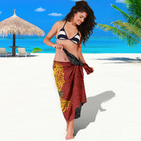 Papua New Guinea Independence Day Sarong Birds-of-Paradise Melanesian Tattoos Tropical Plants LT03 - Polynesian Pride