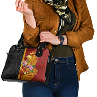 Papua New Guinea Independence Day Shoulder Handbag Birds-of-Paradise Melanesian Tattoos Tropical Plants LT03 - Polynesian Pride