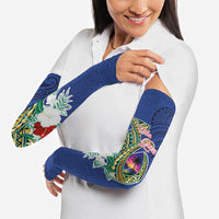 Guam Chamorro Arm Sleeves Tribal Latte Stone and Seal Artwork Polynesian Patterns LT03 - Polynesian Pride