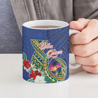 Guam Chamorro Ceramic Mug Tribal Latte Stone and Seal Artwork Polynesian Patterns LT03 - Polynesian Pride