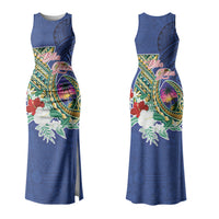 Guam Chamorro Couples Matching Tank Maxi Dress and Long Sleeve Button Shirt Tribal Latte Stone and Seal Artwork Polynesian Patterns LT03 - Polynesian Pride