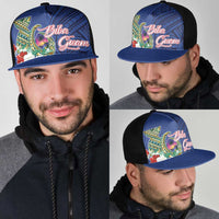 Guam Chamorro Mesh Trucker Cap Tribal Latte Stone and Seal Artwork Polynesian Patterns LT03 - Polynesian Pride