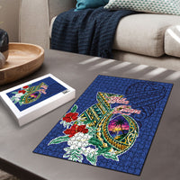 Guam Chamorro Puzzle Tribal Latte Stone and Seal Artwork Polynesian Patterns LT03 - Polynesian Pride