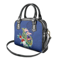 Guam Chamorro Shoulder Handbag Tribal Latte Stone and Seal Artwork Polynesian Patterns LT03 - Polynesian Pride